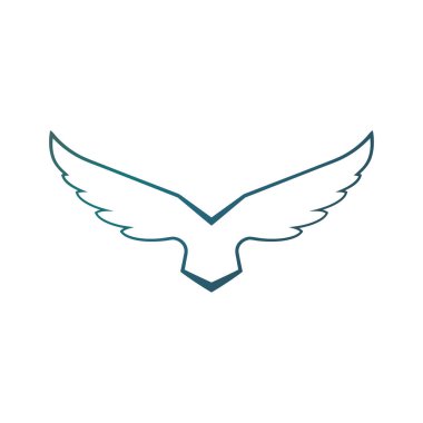 Falcon yükselen Wings logo tasarım vektör şablonu yükseliyor. Lüks kurumsal hanedan uçan Eagle Phoenix Hawk kuş