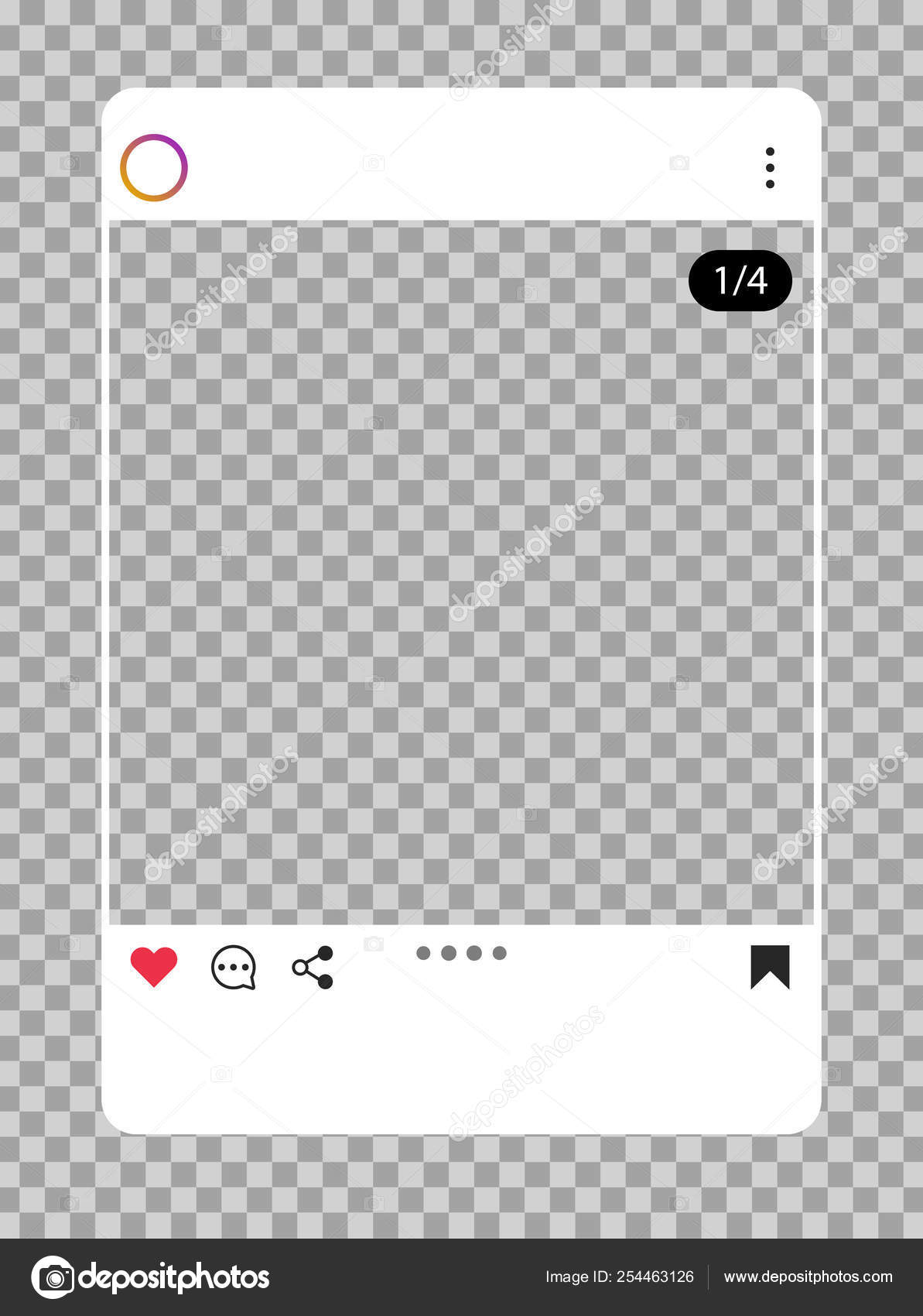 Get Modern Picture Frame Transparent Background Gif
