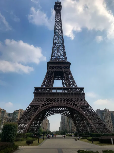 Torre Eiffel China Hangzhou Fotos De Stock