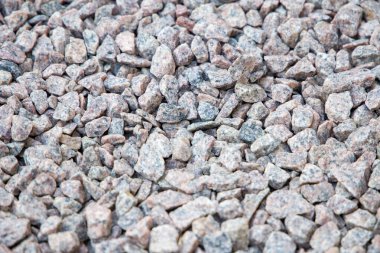 Granit taş desenli arka plan, yakın plan. Küçük çakıllar.