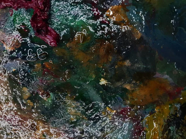 yağlı boya paleti sanatçının doku