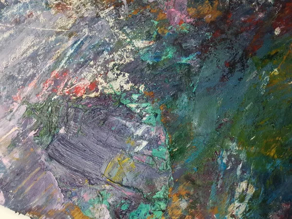 yağlı boya paleti sanatçının doku