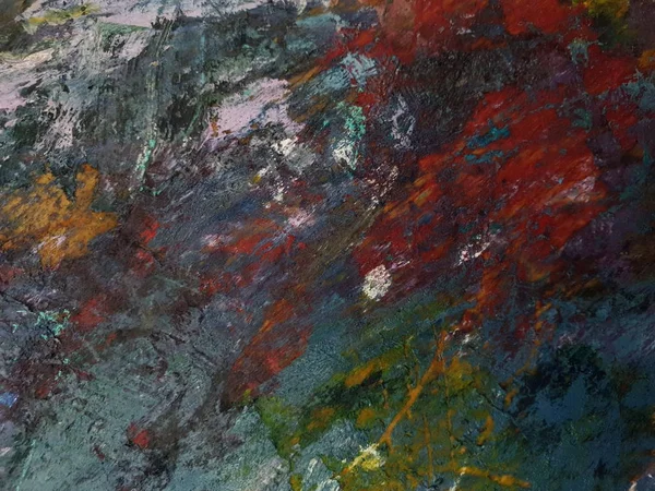 yağlı boya paleti sanatçının doku