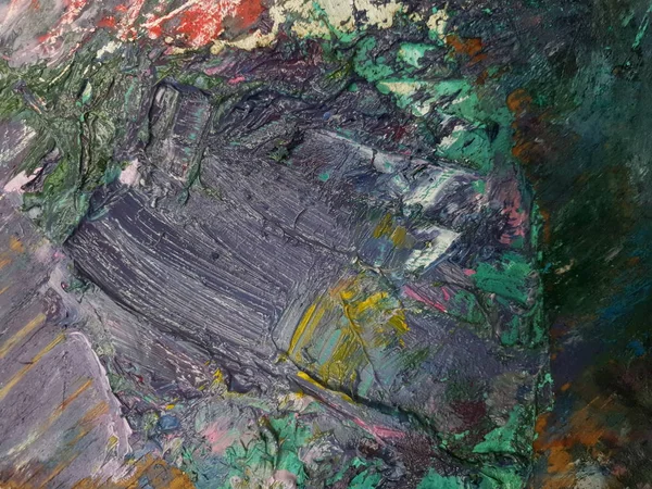 yağlı boya paleti sanatçının doku