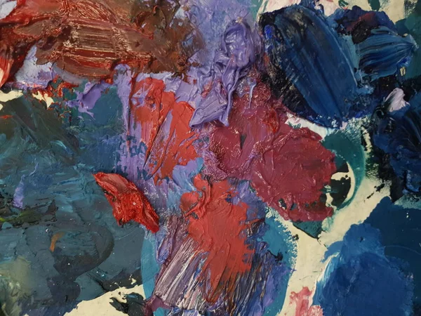 yağlı boya paleti sanatçının doku