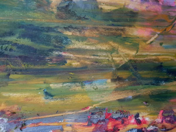 yağlı boya paleti sanatçının doku