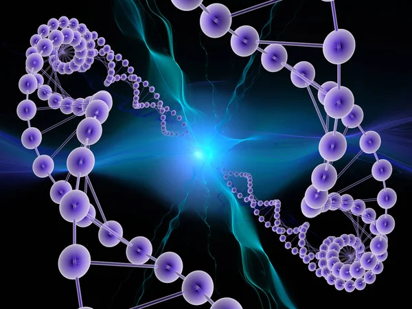 DNA - fütüristik arka plan