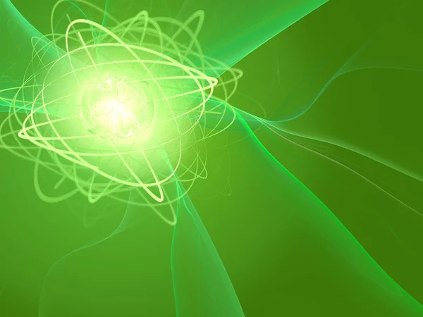 Atomik fantastik, bilim ve teknoloji arka plan