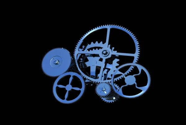 Beyaz arka plan üzerinde izole Dişliler