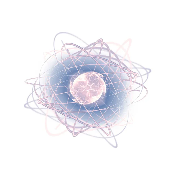 Atomik Fantastik Bilim Teknoloji Arka Plan — Stok fotoğraf