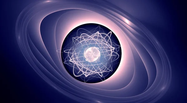 Atomik fantastik, bilim ve teknoloji arka plan