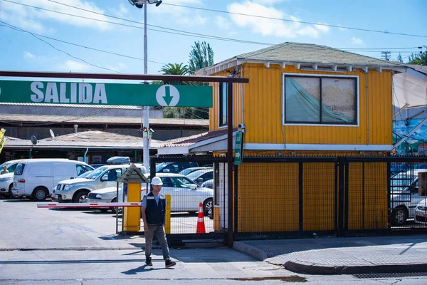 Een Dagelijks Uitzicht Het Centrum Van San Antonio Chili Een — Stockfoto