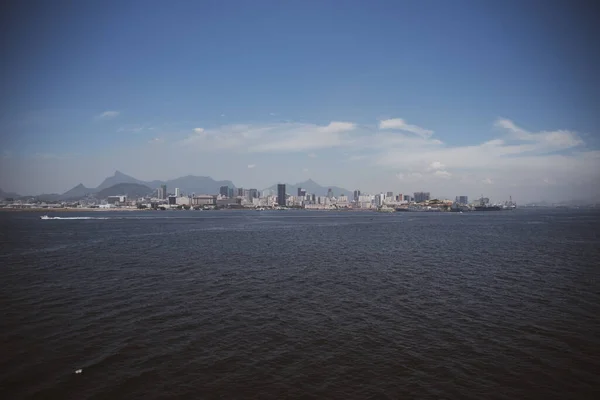 Vista Del Pan Azúcar Botafogo Una Montaña Paisaje Río Janeiro —  Fotos de Stock