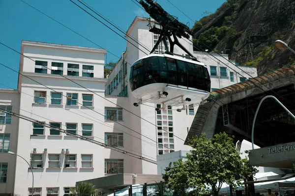 Veduta Del Pan Zucchero Botafogo Una Montagna Paesaggio Rio Janeiro — Foto Stock