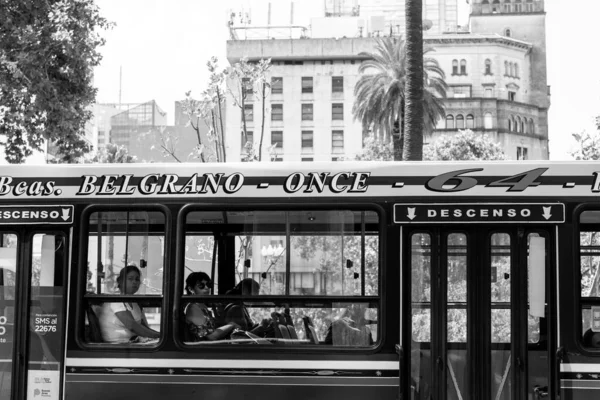People Daily Life City Center Buenos Aires Next Plaza Mayo — Stock Photo, Image
