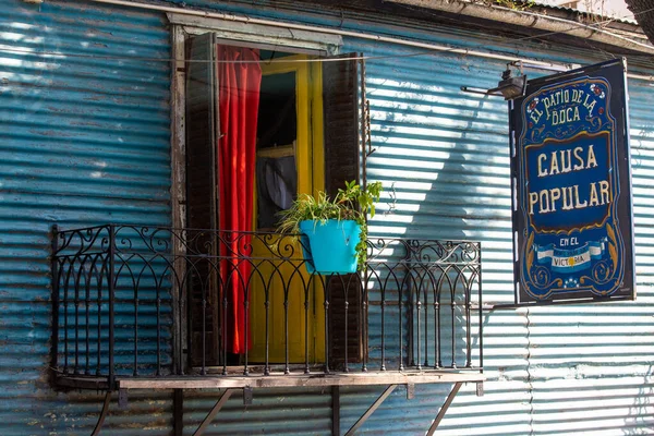 Heldere Kleuren Van Caminito Straat Boca Buurt Oudste Arbeidersklasse Buurt — Stockfoto