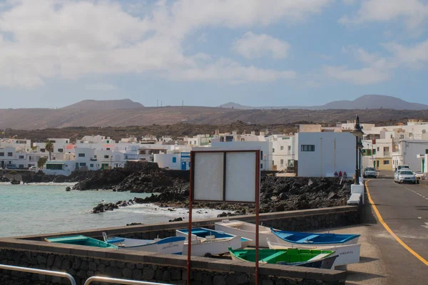 Fotos Cidade Principal Uma Capital Lanzarote Ilha Canária Haria Teguise — Fotografia de Stock