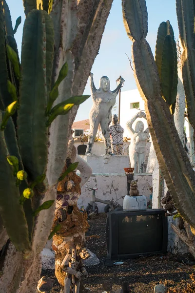 Fotos Cidade Principal Uma Capital Lanzarote Ilha Canária Haria Teguise — Fotografia de Stock