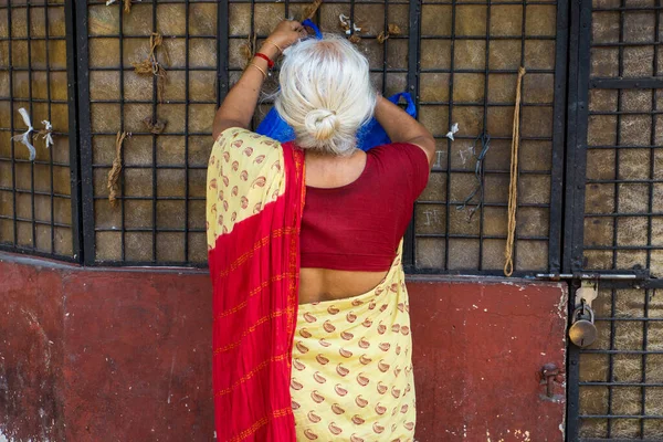 Una Colorida Casa Antigua Ciudad Colonial Kochin Kerala Carretera Edificios —  Fotos de Stock