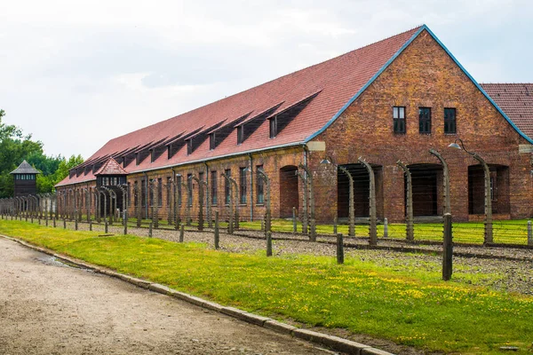 Campo Concentración Auschwitz Birkenau Cuartel Muerte Campo Exterminio Judío Campo —  Fotos de Stock