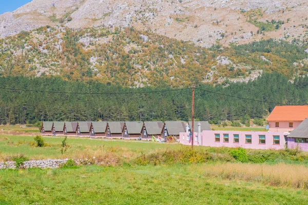 Landschap Kader Rondom Alle Bergen Natuur Rondom Kotor Baai Van — Stockfoto