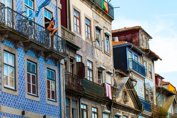 Porto Porto Segunda Maior Cidade Portugal Porto Famoso Pelas Casas — Fotografia de Stock