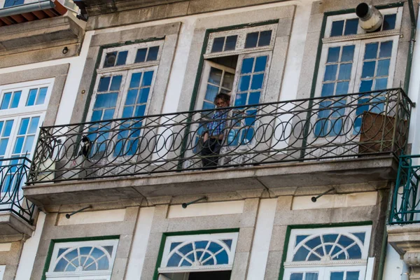 Portoor Oporto Één Grootste Stad Van Portugal Porto Beroemd Huizen — Stockfoto