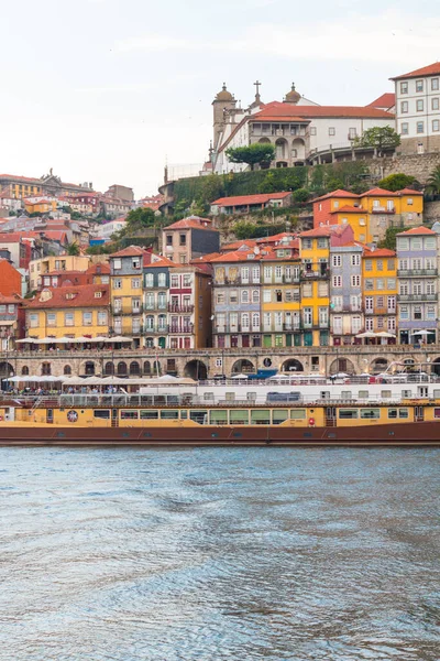 Portoor Oporto Thesecond Largest Cityinportugal Porto Famous Houses Ribeira Square — Stock Photo, Image