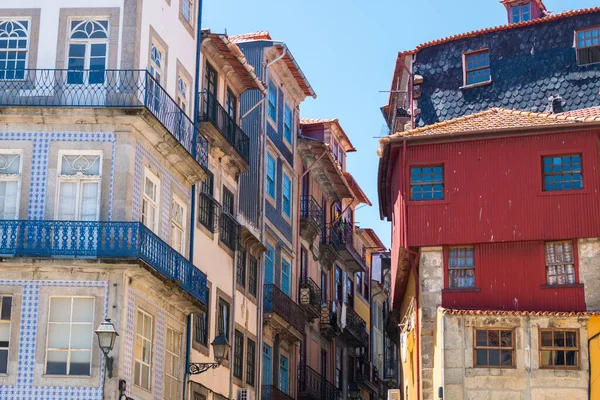 Portoor Oporto Één Grootste Stad Van Portugal Porto Beroemd Huizen — Stockfoto