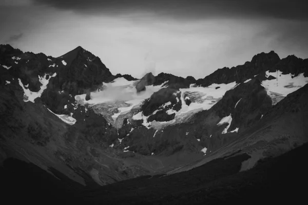 Dieser Ort Ist Voller Berge Und Flüsse Und Schnee Rund — Stockfoto