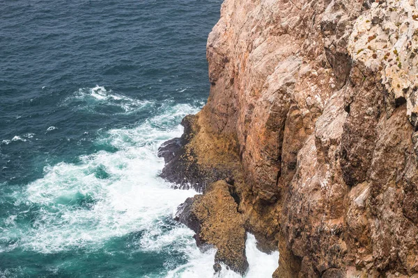 セントビンセント岬はビラの自治体で先に土地ですBispo アルガルヴェ ポルトガル南部 ポルトガルとヨーロッパ大陸の南西端に位置する — ストック写真