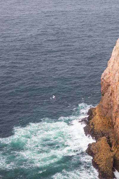 セントビンセント岬はビラの自治体で先に土地ですBispo アルガルヴェ ポルトガル南部 ポルトガルとヨーロッパ大陸の南西端に位置する — ストック写真