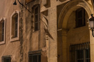 Fransa 'nın güneyindeki Marsilya' daki eski şehir merkezi 