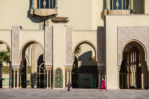 Hassan Moské Moské Casablanca Marocko Det Den Största Fungerande Moskén — Stockfoto