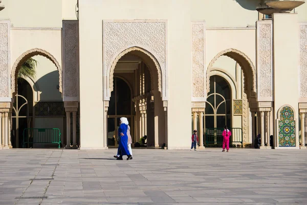 Mosquée Hassan Est Une Mosquée Casablanca Maroc Est Grande Mosquée — Photo