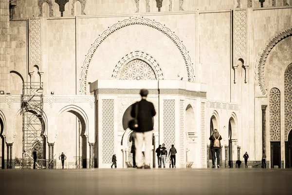 Mezquita Hassan Una Mezquita Casablanca Marruecos Mezquita Más Grande Funcionamiento —  Fotos de Stock