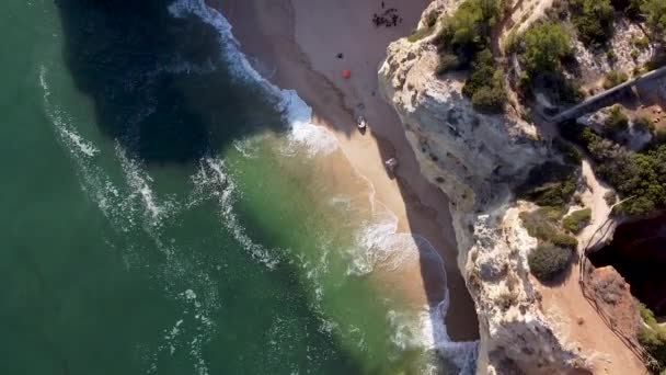 Belle Vue Aérienne Drone Des Rochers Des Falaises Dans Région — Video
