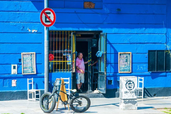 Buenos Aires Argentina 2019 Mensen Buiten Het Ble House Boca — Stockfoto