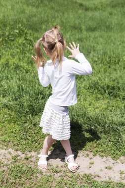 Portre arka çocuk açıldı