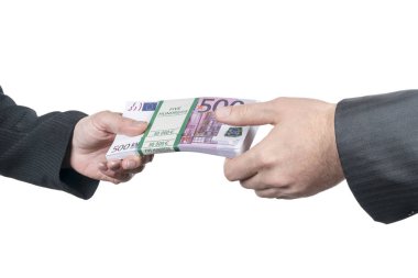 kadın adam bolca para verir