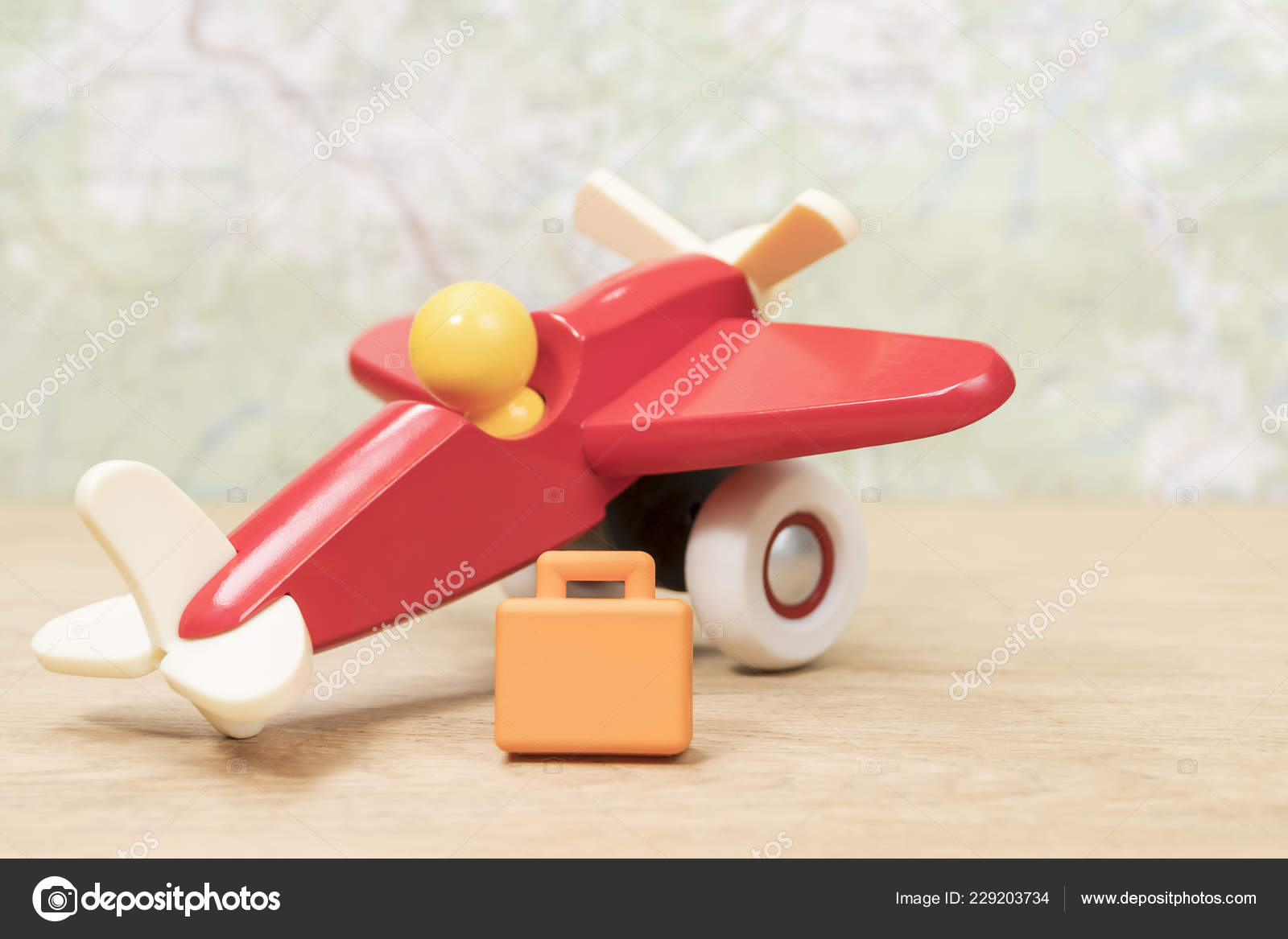orange toy plane