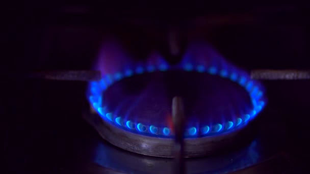 Медленное затухание мощности газа — стоковое видео