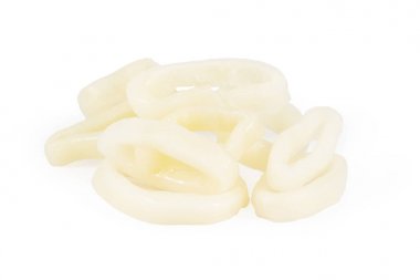 beyaz kalamar halkaları yığını