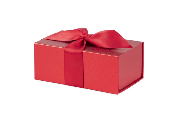 Red box for a gift — Stock Photo, Image