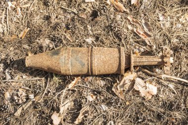 danger - unexploded rust bomb