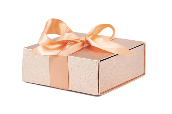 Gift box with bow — Stock Photo, Image