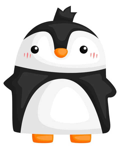 Вектор Милого Очаровательного Пингвина — стоковый вектор