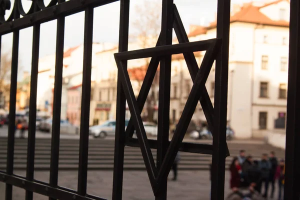 編集クラクフ ポーランド 2017年12月16日 ユダヤ人街 — ストック写真
