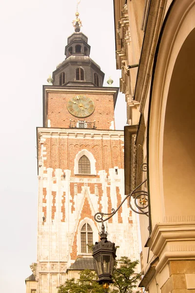 Krakow, Polonya 29 Ekim 2015: Krakow manzarası 