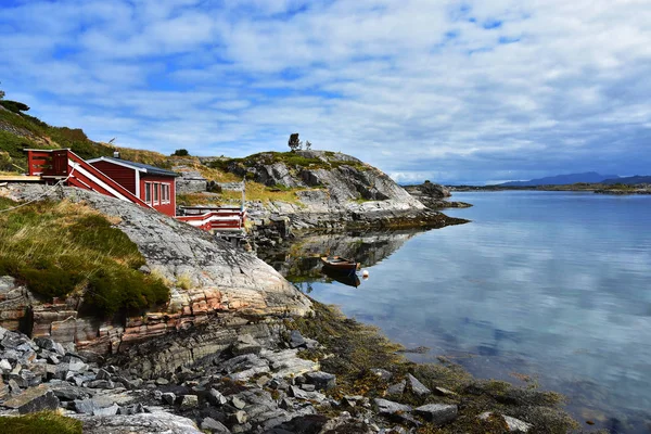 Beautiful Landscape Coast Famous Atlantic Ocean Road Atlanterhavsveien More Romsdal — Stock Photo, Image